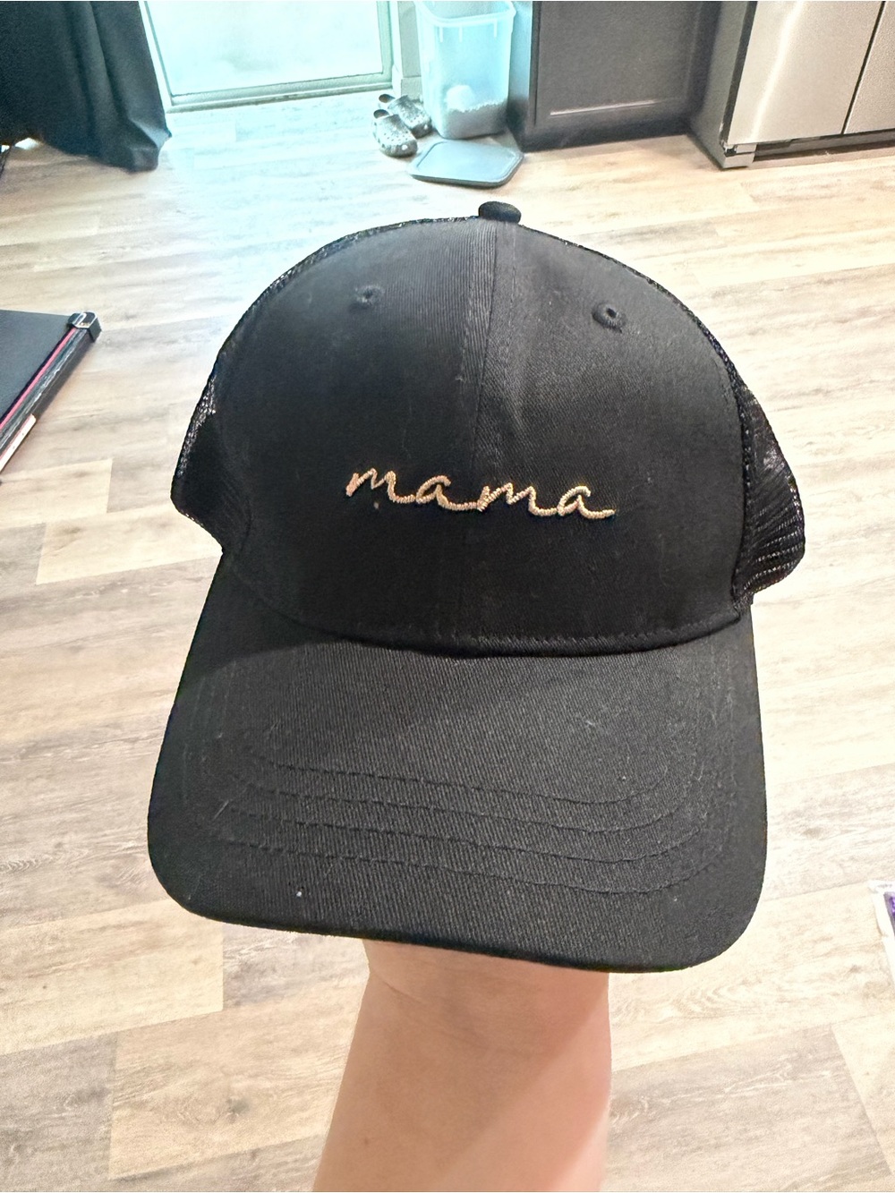 Unbranded Black 'Mama' Embroidered Trucker Hat